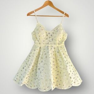 Elegant Cream Lace Dress
